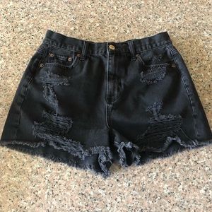 American eagle high waisted mom shorts